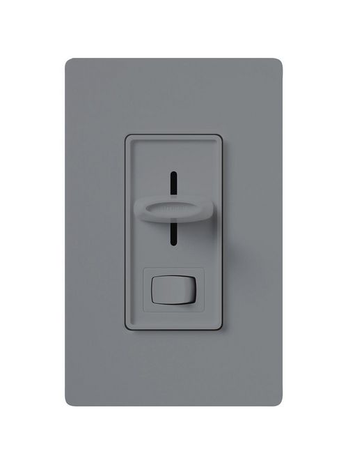 Lutron Electronics S-603PH-GR 600 W 120 VAC Gray 3-Way Incandescent/Halogen Preset Slide Dimmer with Rocker Switch Lutron Electronics S-603PH-GR 600 W 120 VAC Gray 3-Way Incandescent/Halogen Preset Slide Dimmer with Rocker Switch