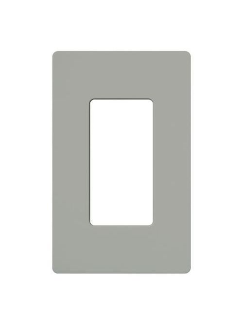 Lutron Electronics CW-1-GR 1-Gang 1-Dimmer Gray Polycarbonate Standard Designer Wallplate Lutron Electronics CW-1-GR 1-Gang 1-Dimmer Gray Polycarbonate Standard Designer Wallplate