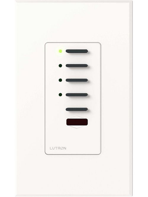 Product image for Lutron Electronics NTGRX-4S-IR-WH 4-Scene White Off and Infrared Receiver Wall Station