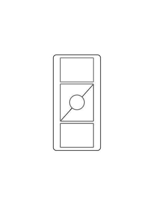 Product image for Lutron Electronics PJ-3BRL-GWH-I01 3-Button White Light Icon Wireless Control
