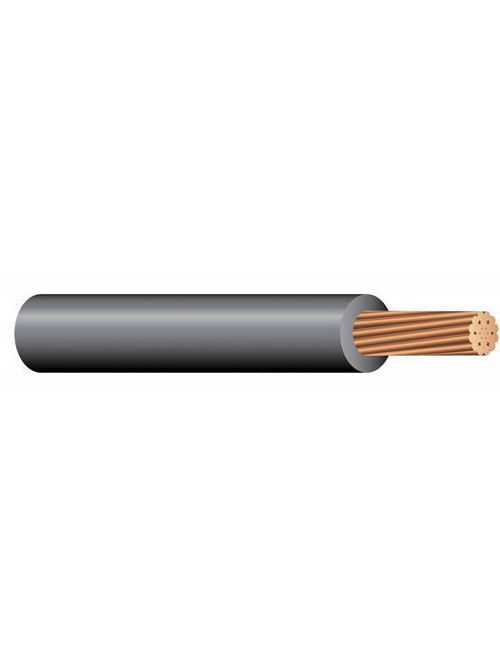 Product image for Southwire 11351401 1/0 AWG 19-Strand 1000 Foot 600 Volt Black Copper/Cross-Linked Polyethylene RHH-RHW-2 Service Entrance Cable
