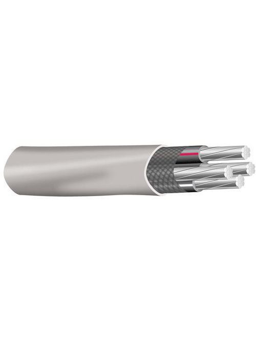 Southwire 13102901 (3) 2 AWG Conductor 4 AWG Ground 956 Mil 1000 Foot 600 Volt Gray Aluminum/PVC SER Service Entrance Cable Southwire 13102901 (3) 2 AWG Conductor 4 AWG Ground 956 Mil 1000 Foot 600 Volt Gray Aluminum/PVC SER Service Entrance Cable