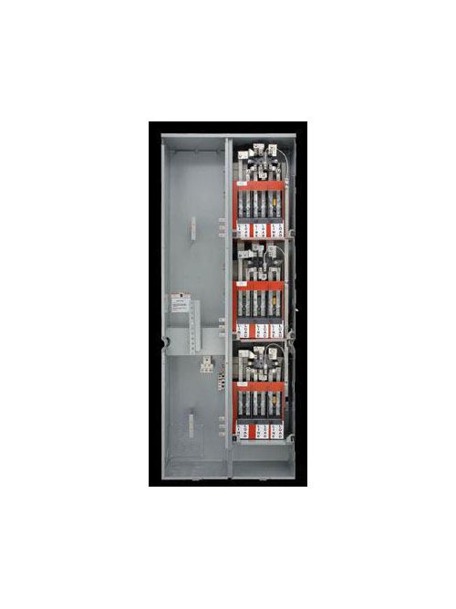 Product image for Siemens WMM51125R 120/240 VAC 125 Amp 1-Phase 65 kA 3-Wire 4-Jaw 5-Position No Bypass Ringless Meter Stack