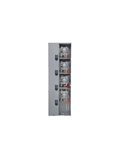 Siemens WML41225RJ 120/240 VAC 225 Amp 1-Phase 100 kA 3-Wire 5-Jaw 4-Position Lever Bypass Ringless Meter Stack Siemens WML41225RJ 120/240 VAC 225 Amp 1-Phase 100 kA 3-Wire 5-Jaw 4-Position Lever Bypass Ringless Meter Stack