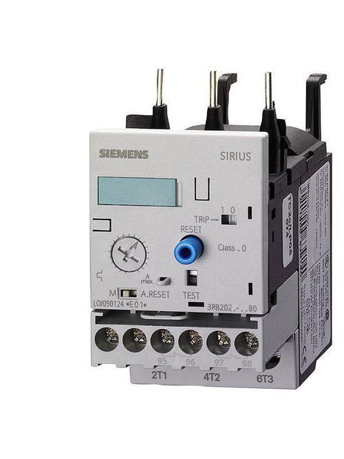 Product image for Siemens 3RB2026-1SB0 3 to 12 Amp S0 Class 10 IEC Solid State Overload Relay