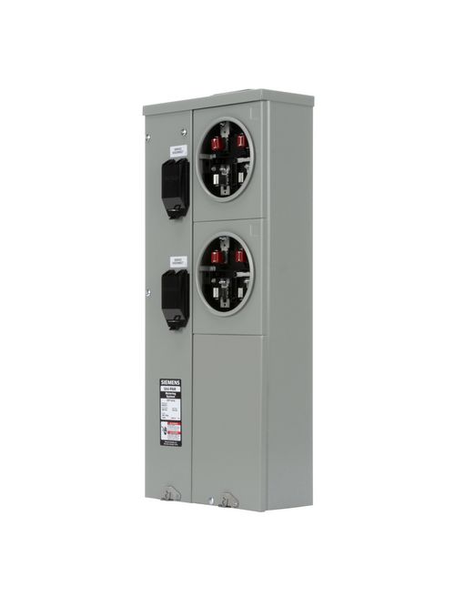 Product image for Siemens WEP6412 120/240 VAC 600 Amp 1-Phase 3-Wire Overhead/Underground Feed Direction Meter Center