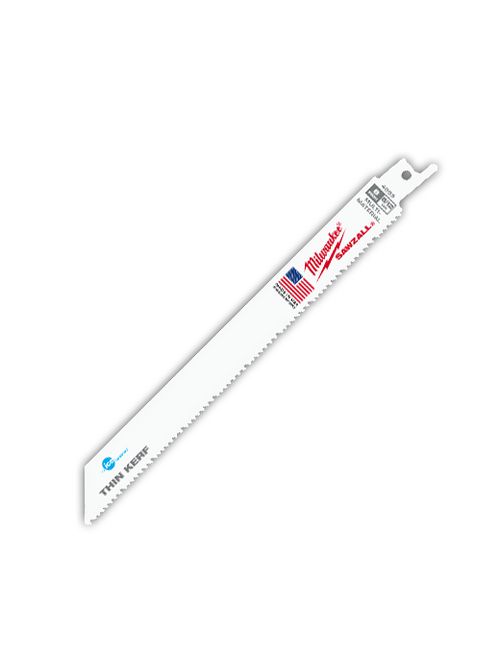 Milwaukee 48-00-4093 8" 8/12 TPI Ice Hardened™ SAWZALL® Blades (5 Pack) Milwaukee 48-00-4093 8" 8/12 TPI Ice Hardened™ SAWZALL® Blades (5 Pack)