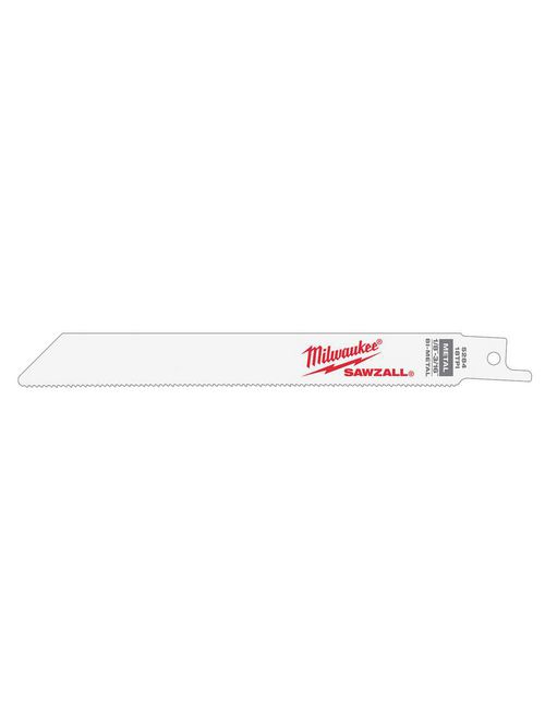 Product image for Milwaukee 48-00-5284 5/8" x 6" Sawzall Reciprocating Blade, 18TPI