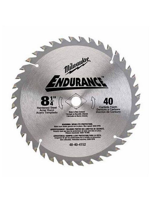 Product image for Milwaukee 48-40-4150 8-1/4" 24 Carbide Teeth Circular Saw Blade