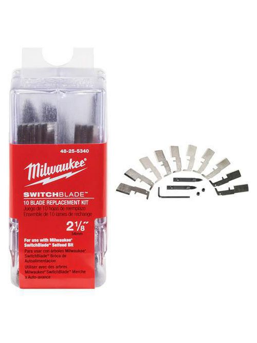 Milwaukee 48-25-5350 2-9/16" SWITCHBLADE™ 10 Blade Replacement Kit Milwaukee 48-25-5350 2-9/16" SWITCHBLADE™ 10 Blade Replacement Kit