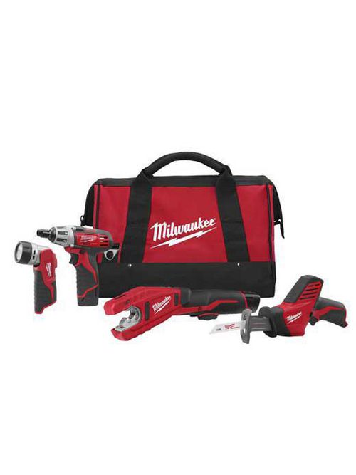 Product image for MILW 2490-24 M12 COMBO - DD, HZ, PC, L