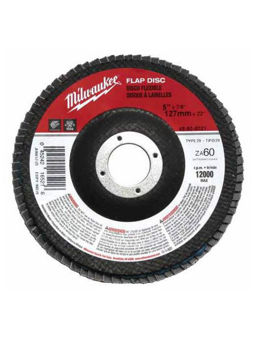Product image for Milwaukee 48-80-8022 FLAP DISC 5 X 7/8 8