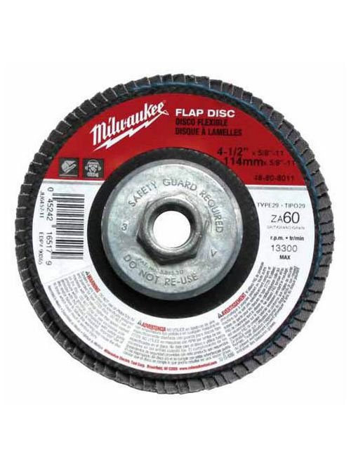 Product image for Milwaukee 48-80-8040 FLAP DISC 7 X 5/8-1