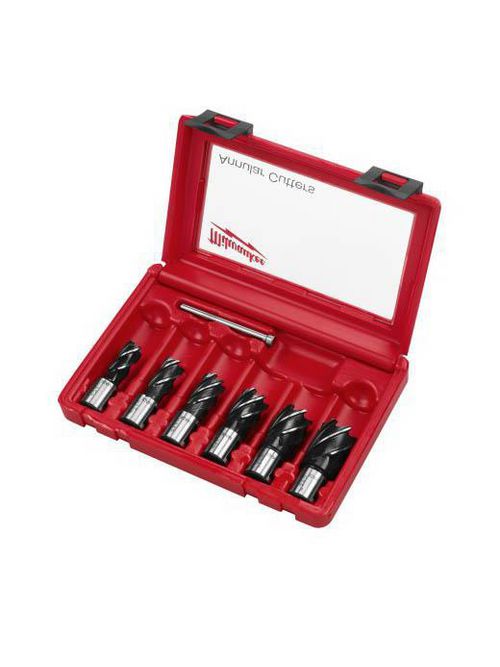 Milwaukee 49-22-8400 6-Piece HSS Annular Cutter Set Milwaukee 49-22-8400 6-Piece HSS Annular Cutter Set