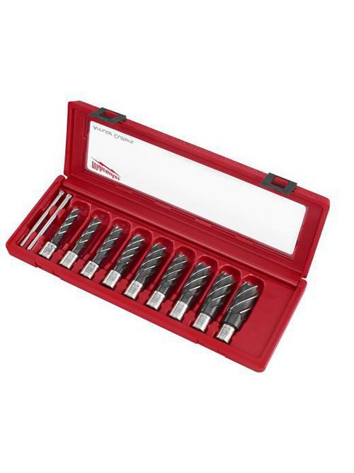 Milwaukee 49-22-8410 9-Piece HSS Annular Cutter Set Milwaukee 49-22-8410 9-Piece HSS Annular Cutter Set