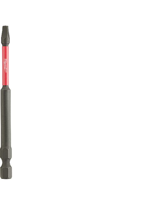 Milwaukee 48-32-4795 SHOCKWAVE™ 3-1/2" Impact Square Recess #2 Power Bits (25 Pack) Milwaukee 48-32-4795 SHOCKWAVE™ 3-1/2" Impact Square Recess #2 Power Bits (25 Pack)