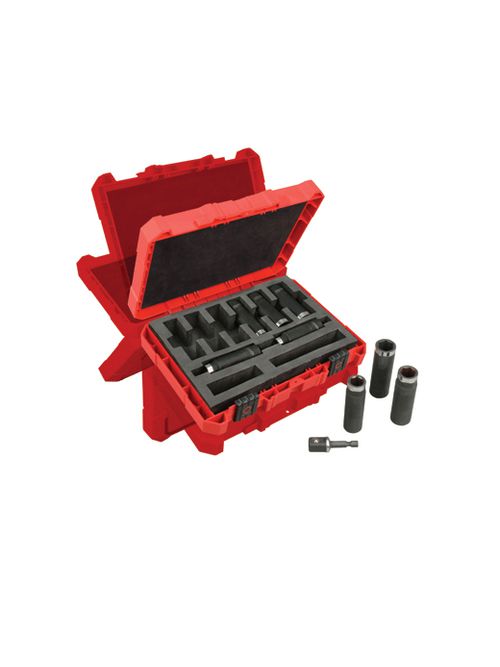 Product image for Milwaukee 49-66-4484 9-Piece 1/2" Drive SHOCKWAVE™ Impact Duty Thin Wall Deep Socket Set