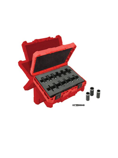 Product image for Milwaukee 49-66-4301 SHOCKWAVE™ 1/4" Deep Well Socket Set (12 PC)