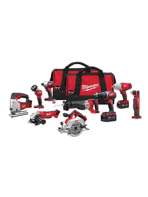 Product image for Milwaukee 2696-29 M18™ Cordless Lithium-Ion 9-Tool Combo Kit