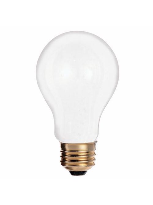 SATCO S3950 25 W 130 Volt 185 Lumen Frosted E26 Medium Base A19 Household Incandescent Lamp SATCO S3950 25 W 130 Volt 185 Lumen Frosted E26 Medium Base A19 Household Incandescent Lamp
