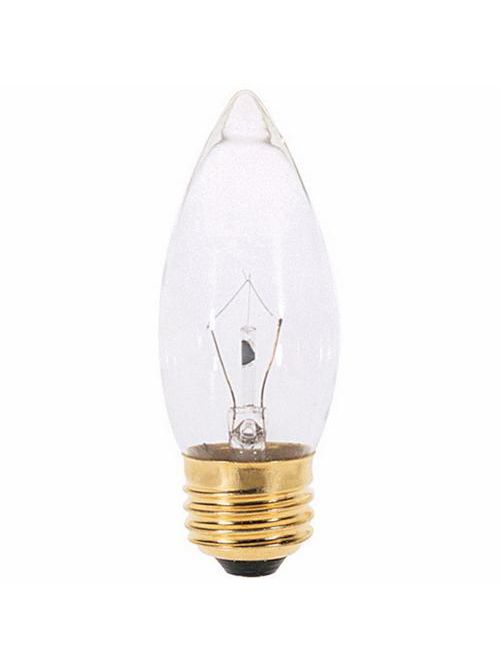 SATCO S4740 2/Card 40 W B10 Clear 300 Lumens Medium Base 120 Volt Incandescent Lamp SATCO S4740 2/Card 40 W B10 Clear 300 Lumens Medium Base 120 Volt Incandescent Lamp