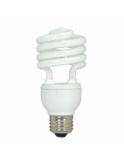 SATCO S6272 18 W 120 Volt 82 CRI 4100 K 1200 Lumen E26 Medium Base T2 Mini Spiral Compact Fluorescent Lamp SATCO S6272 18 W 120 Volt 82 CRI 4100 K 1200 Lumen E26 Medium Base T2 Mini Spiral Compact Fluorescent Lamp