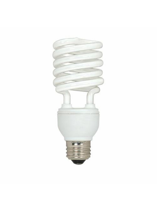 SATCO S6275 23 W 120 Volt 82 CRI 4100 K 1600 Lumen E26 Medium Base T2 Mini Spiral Compact Fluorescent Lamp SATCO S6275 23 W 120 Volt 82 CRI 4100 K 1600 Lumen E26 Medium Base T2 Mini Spiral Compact Fluorescent Lamp