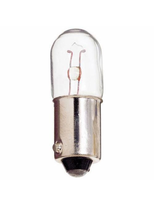 SATCO S6918 0.95 W 6.3 Volt BA9S Bayonet Base T3 1/4 Miniature Lamp SATCO S6918 0.95 W 6.3 Volt BA9S Bayonet Base T3 1/4 Miniature Lamp