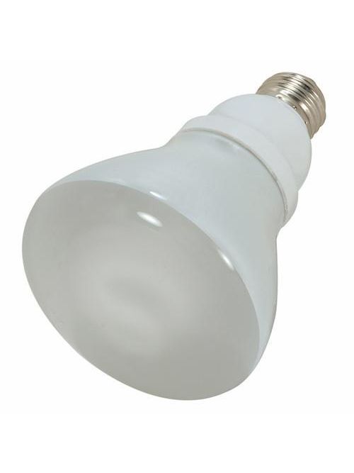 Product image for Satco S7248 15W R30 Compact Fluorescent; 4100K; 82 CRI; Medium base; 120 Volt