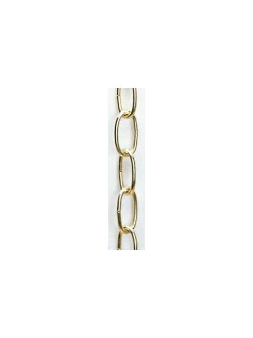 Product image for SATCO 79/455 7/8 x 1-1/2 x 1/8 Inch 8 Gauge Brass Chain
