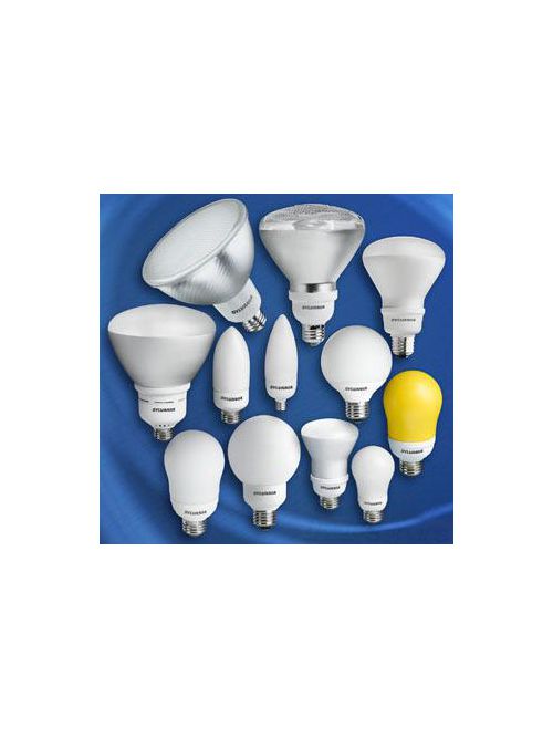 Product image for Sylvania 26931 16 W 82 CRI 3500 K 750 lm Medium Reflector Base BR30 Electronic Compact Fluorescent Lamp