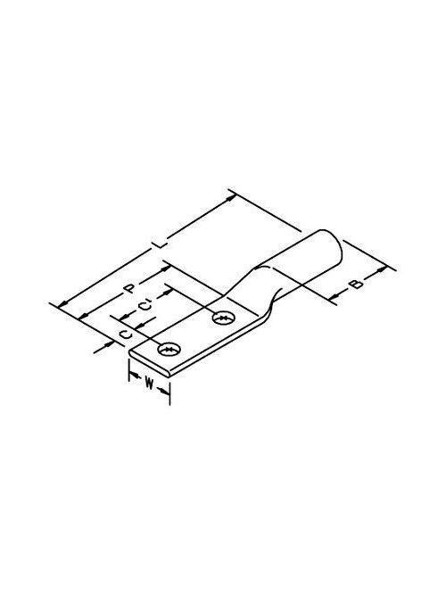 3M 31125 Scotchlok 31000 Series 1/2 Inch 25/Case Brown Long Barrel Up to 35 kV Two Hole Copper Lugs 3M 31125 Scotchlok 31000 Series 1/2 Inch 25/Case Brown Long Barrel Up to 35 kV Two Hole Copper Lugs