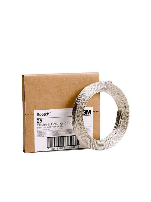 3M 25-1/2 Inch x 15 Foot Grounding Braid 3M 25-1/2 Inch x 15 Foot Grounding Braid