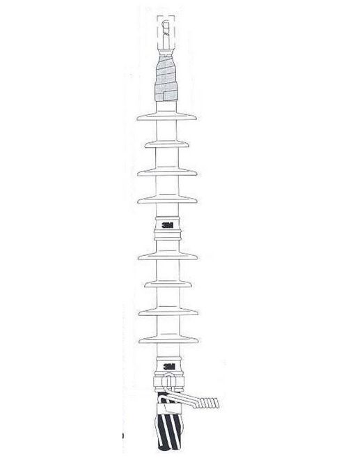 3M 5605 Cold Shrink 8 Skirt Concentric Neutral Cables Termination Kit 3M 5605 Cold Shrink 8 Skirt Concentric Neutral Cables Termination Kit