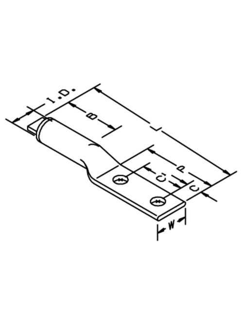 3M 40156 40156 AL COMPRESSION LUG 3M 40156 40156 AL COMPRESSION LUG