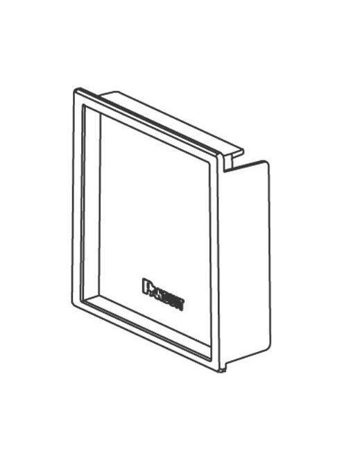 Product image for Panduit FEC2X2LG Fitting, End Cap, 2" x 2" (50mm x 50mm), Fiber-Duct, LG
