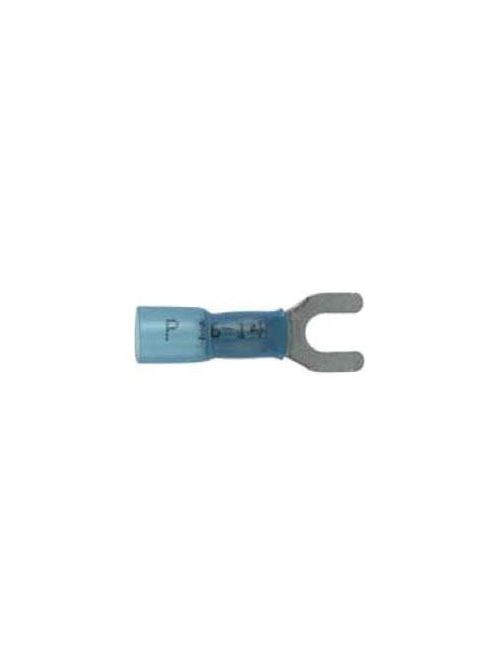 Product image for Panduit PH14-8F-Q Fork Term, Heat Shrink, 16-14 AWG,