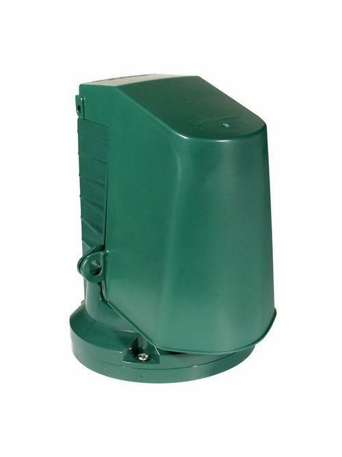 Product image for Intermatic WP2000 1-Gang Vertical Hinge 2-1/2 Inch Green Flexible Guard Outlet Post