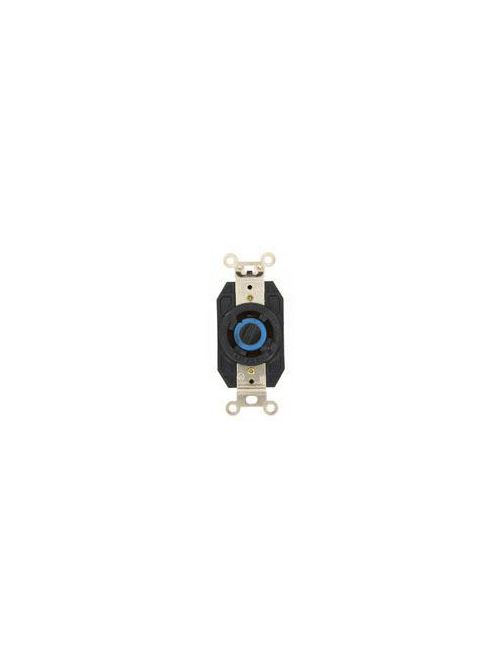 Leviton 2750 120/208 Volt Star 30 Amp 4-Pole 4-Wire NEMA L18-30R 3 Hp Black Nylon Flush Mount Locking Receptacle Leviton 2750 120/208 Volt Star 30 Amp 4-Pole 4-Wire NEMA L18-30R 3 Hp Black Nylon Flush Mount Locking Receptacle