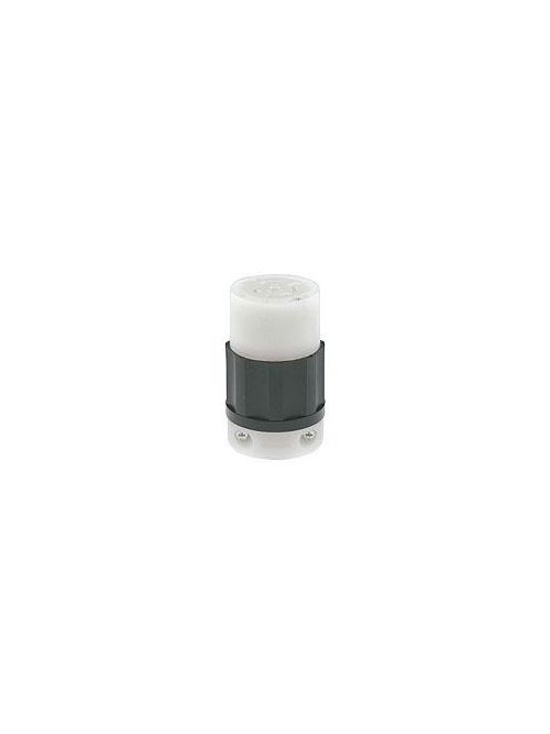 Leviton 2513 20 Amp 120/208 Volt NEMA L21-20R 4-Pole 5 Wire Black/White Locking Connector Leviton 2513 20 Amp 120/208 Volt NEMA L21-20R 4-Pole 5 Wire Black/White Locking Connector