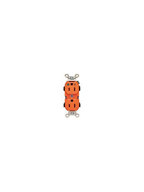 Leviton 8200-IGW 15 Amp 125 Volt NEMA 5-15R 2-Pole 3 Wire Straight Blade White Narrow Body Duplex Receptacle Leviton 8200-IGW 15 Amp 125 Volt NEMA 5-15R 2-Pole 3 Wire Straight Blade White Narrow Body Duplex Receptacle