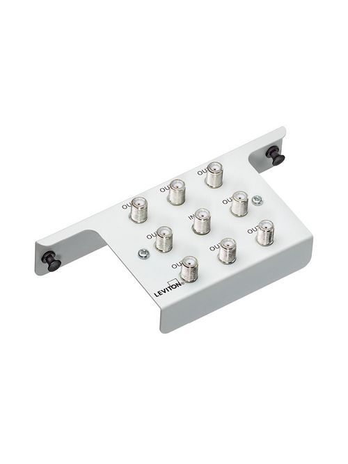 Leviton 47690-8C2 75 Ohm 2 Gigahertz White 1-Input Passive Video Splitter Module Leviton 47690-8C2 75 Ohm 2 Gigahertz White 1-Input Passive Video Splitter Module