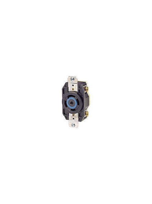 Leviton 2810 30 Amp 120/208 Volt NEMA 4-Pole 5 Wire Flush Mounting Industrial Grade Grounding Black Locking Receptacle Leviton 2810 30 Amp 120/208 Volt NEMA 4-Pole 5 Wire Flush Mounting Industrial Grade Grounding Black Locking Receptacle