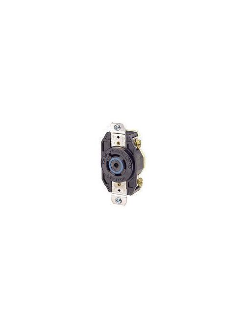 Leviton 2510 20 Amp 120/208 Volt NEMA L21-20R 4-Pole 5 Wire Flush Mounting Industrial Grade Grounding Black Locking Receptacle Leviton 2510 20 Amp 120/208 Volt NEMA L21-20R 4-Pole 5 Wire Flush Mounting Industrial Grade Grounding Black Locking Receptacle