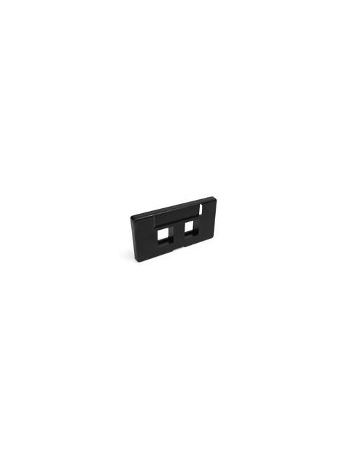 Leviton 49910-SE2 3.15 x 0.45 x 1.66 Inch Black ABS Plastic Flush Mount Modular Furniture Face Plate Leviton 49910-SE2 3.15 x 0.45 x 1.66 Inch Black ABS Plastic Flush Mount Modular Furniture Face Plate