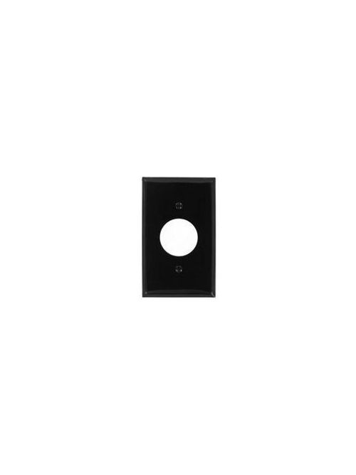 Leviton 80704-E 1-Gang Single 1.406 Inch Hole Device Mount Receptacle Standard Size Black Wallplate Leviton 80704-E 1-Gang Single 1.406 Inch Hole Device Mount Receptacle Standard Size Black Wallplate