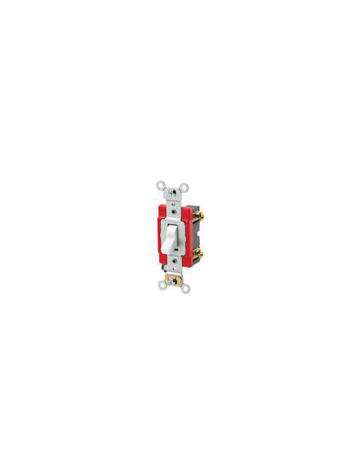 Leviton 1221-LHW 120 VAC 20 Amp 1-Pole 1 Hp White Thermoplastic Lighted Handle Illuminated Toggle Quiet Switch Leviton 1221-LHW 120 VAC 20 Amp 1-Pole 1 Hp White Thermoplastic Lighted Handle Illuminated Toggle Quiet Switch