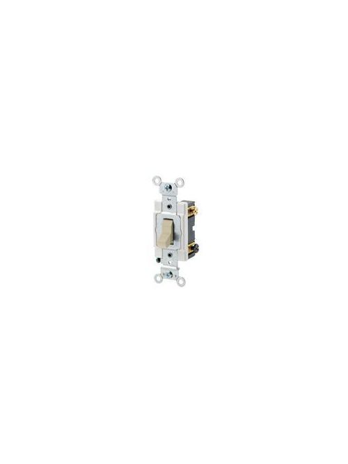 Leviton CSB2-20I 20 Amp 120/277 Volt Toggle 2-Pole Commercial Spec Grade Grounding Ivory AC Quiet Switch Leviton CSB2-20I 20 Amp 120/277 Volt Toggle 2-Pole Commercial Spec Grade Grounding Ivory AC Quiet Switch