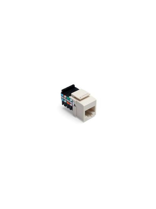 Leviton 41108-RT3 Category 3 Light Almond Plastic Snap-In 8-Position 8-Conductor UTP Jack Connector Leviton 41108-RT3 Category 3 Light Almond Plastic Snap-In 8-Position 8-Conductor UTP Jack Connector