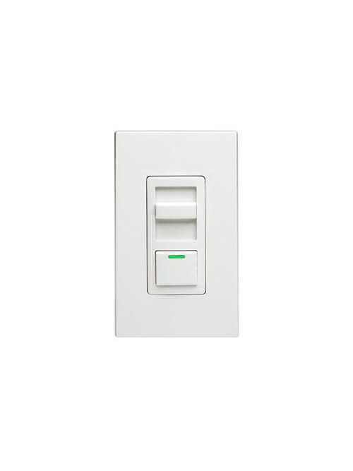 Product image for Leviton IPI06-1LX 120 VAC 600 W 1-Pole 3-Way White/Ivory/Light Almond Electro Mechanical Incandescent Preset Slide Dimmer
